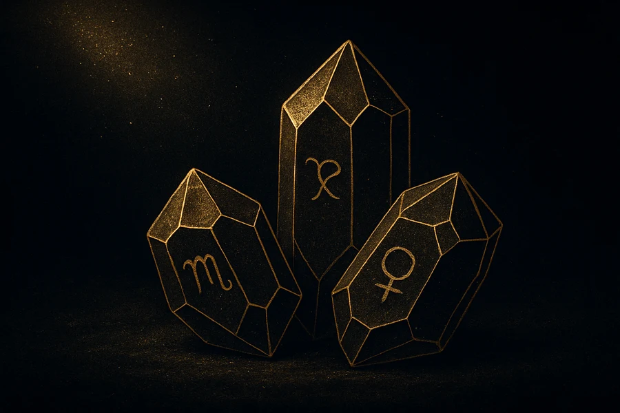 Geometric kristaller, doğal taş rehberi