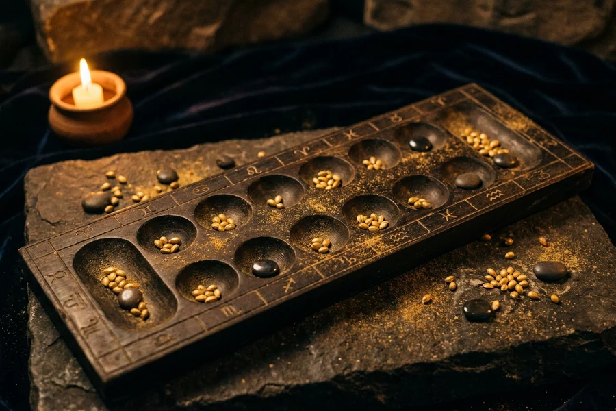 Mancala'nın on iki evi