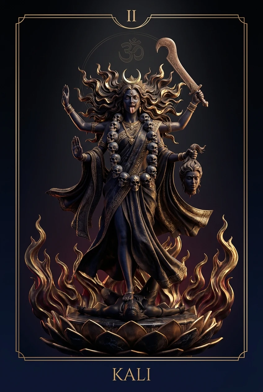 Kali, The closing of time, the mother who ends the cycle