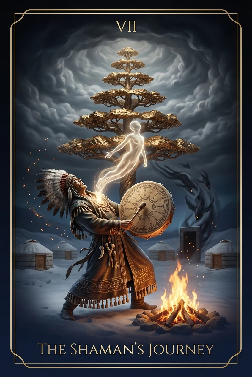 The Shaman's Journey, A soul journey between the three worlds