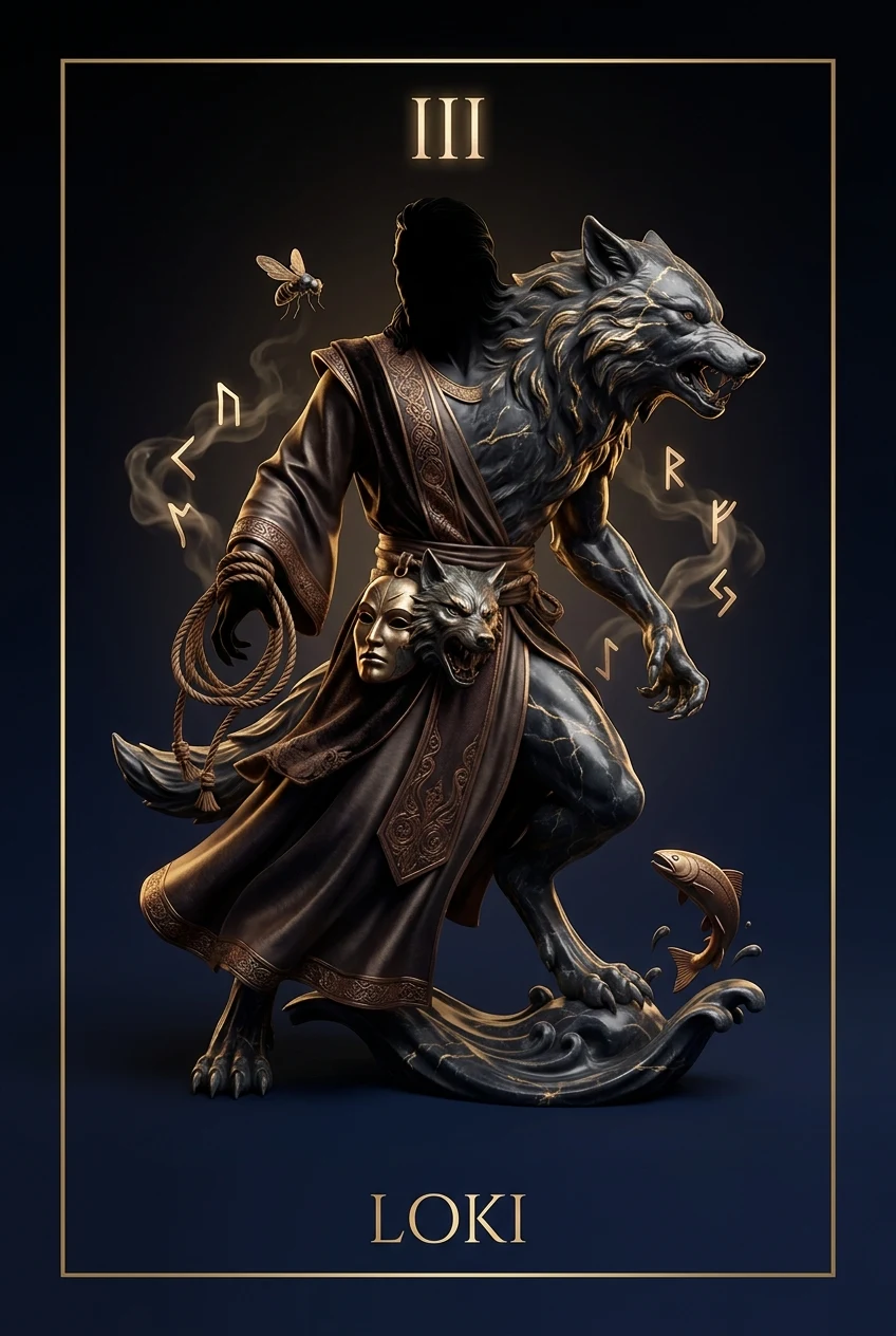 Loki, The one who breaks limits, who transforms through trickery
