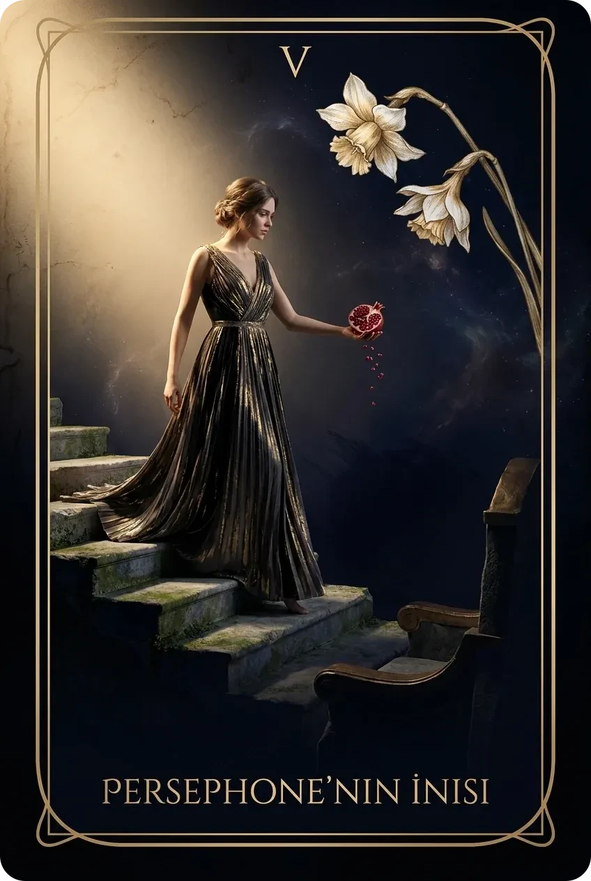 Persephone'nin İnişi, Karanlığa kabul edilen geçiş