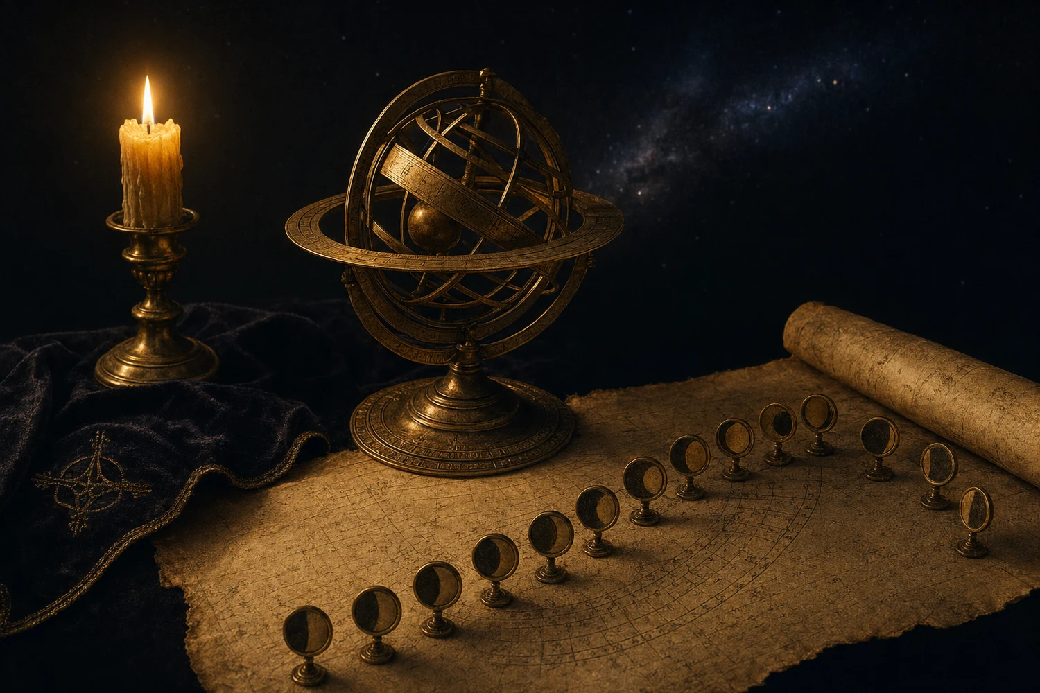 Antika armiller küre ve transit takvimi, yıllık öngörü atmosferi